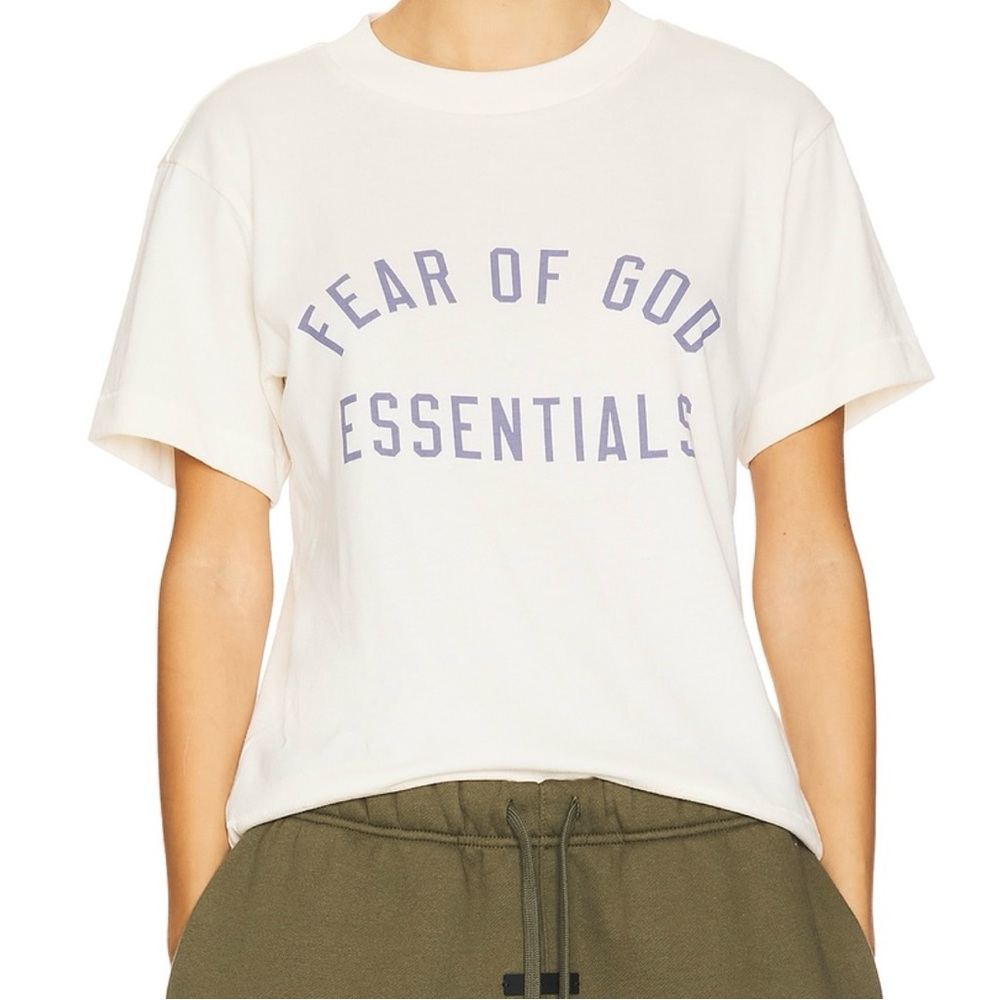 Essentials White Tee with Black Label